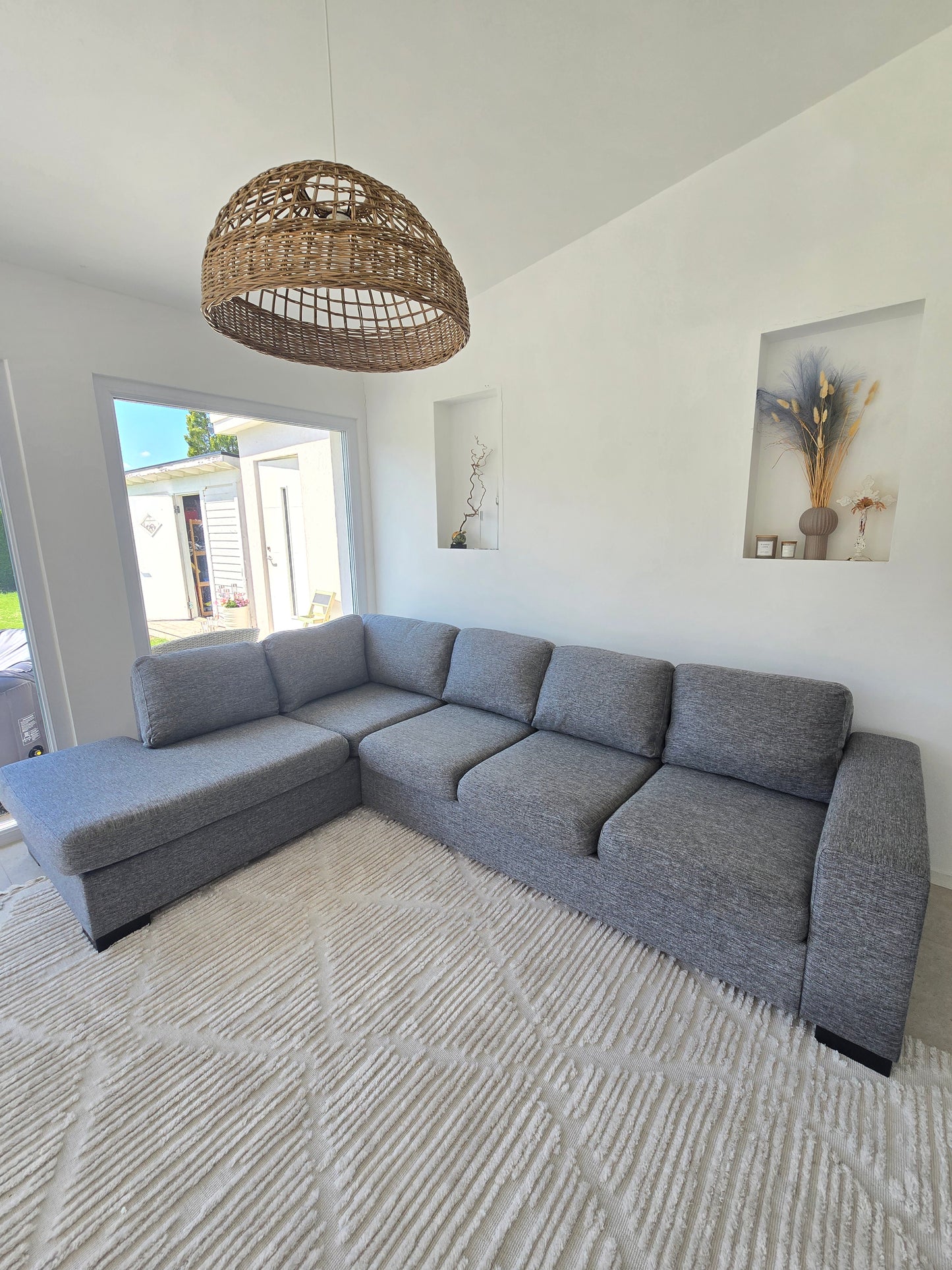 Divansoffa 3-sits, vänster
