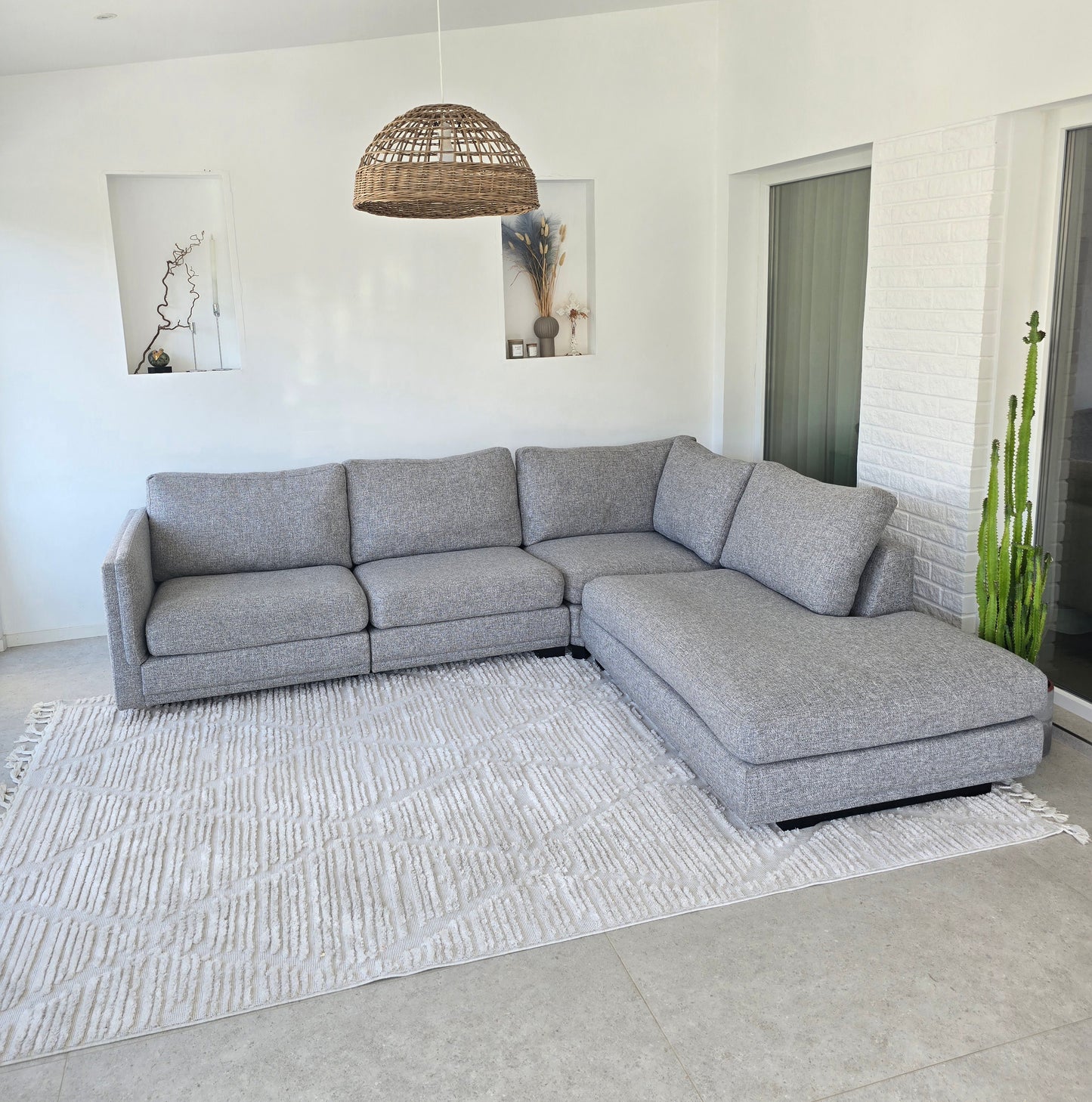 Búrhens 3-sitssoffa Höger