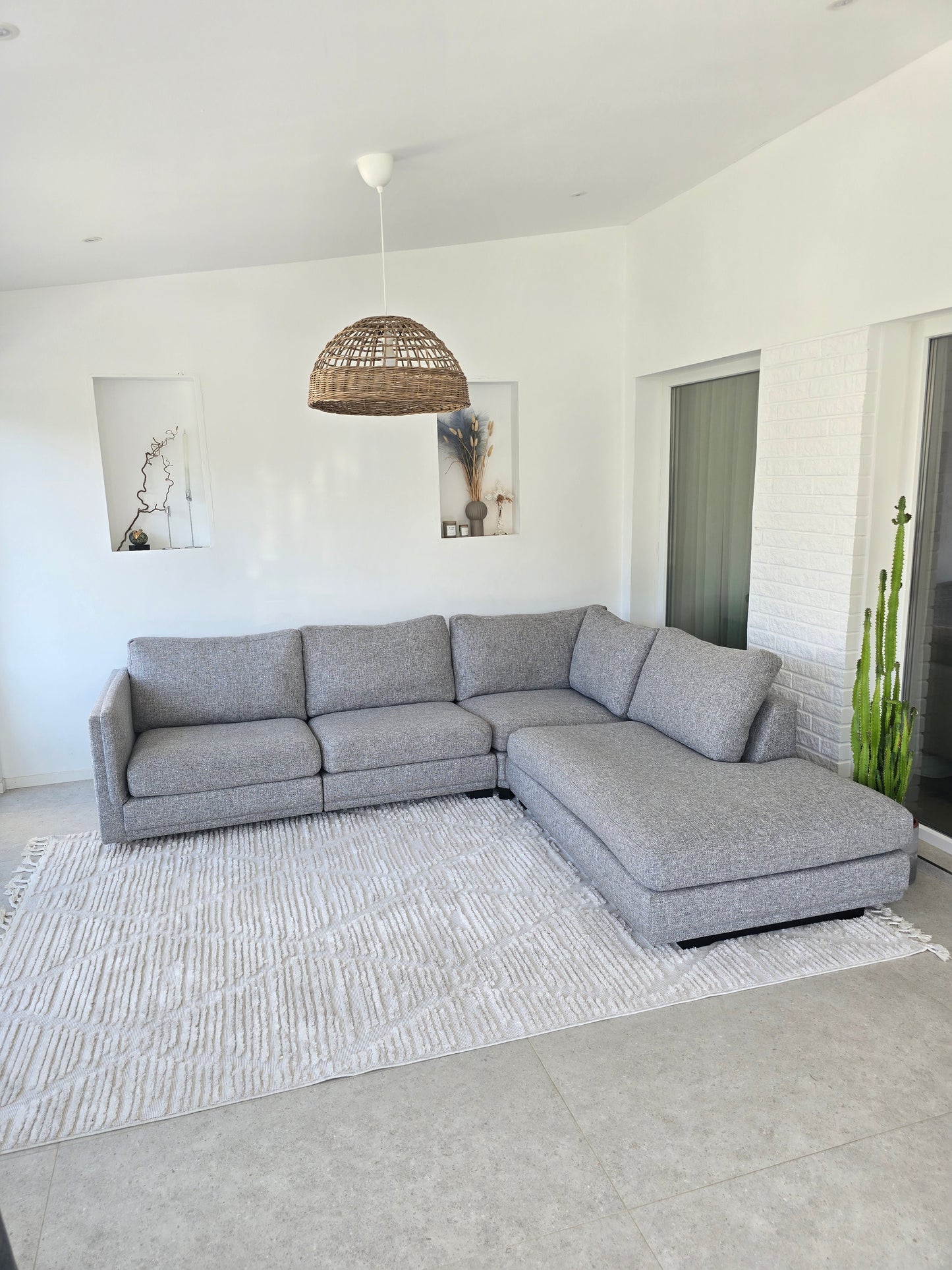 Búrhens 3-sitssoffa Höger