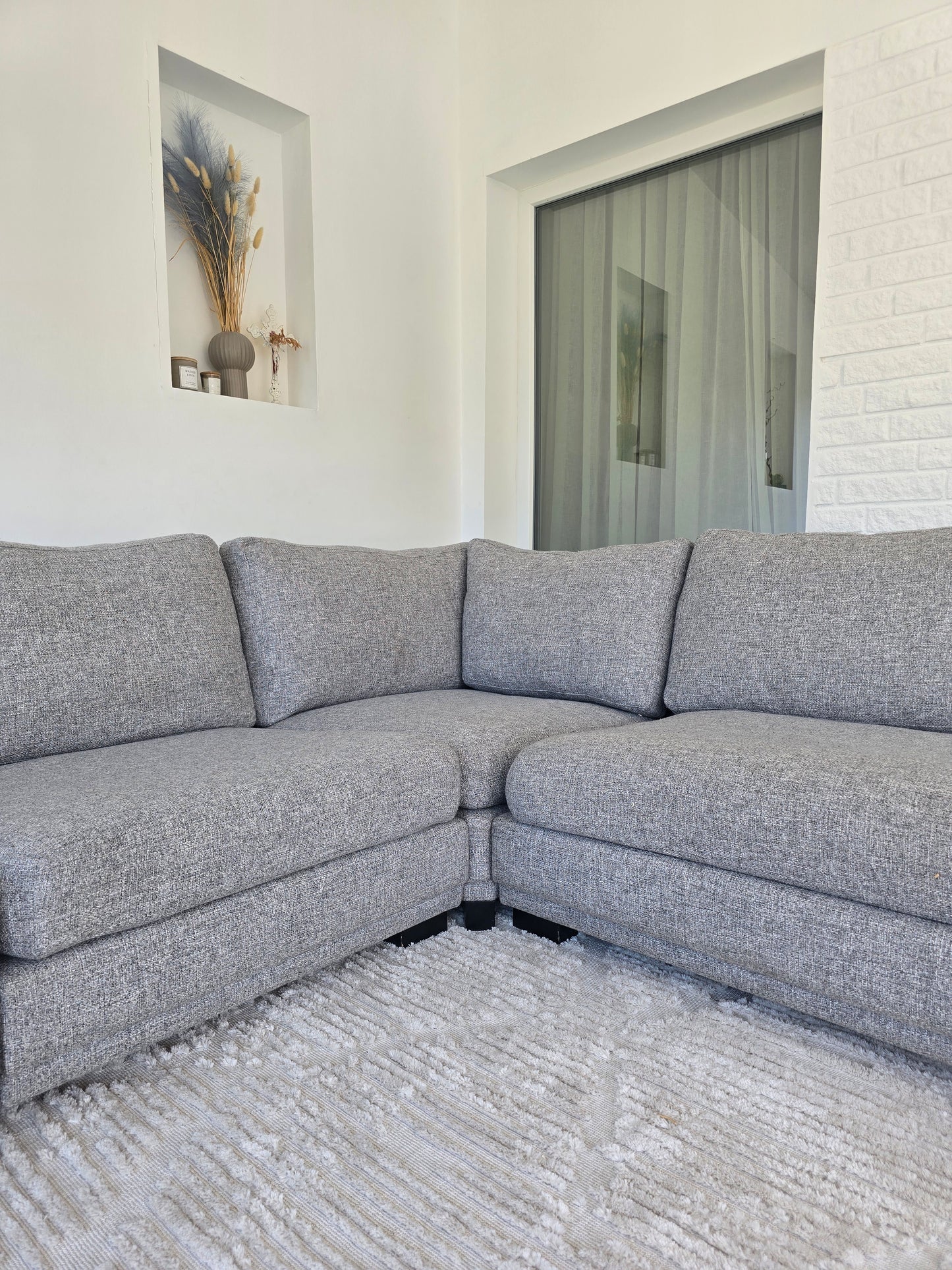 Búrhens 3-sitssoffa Höger