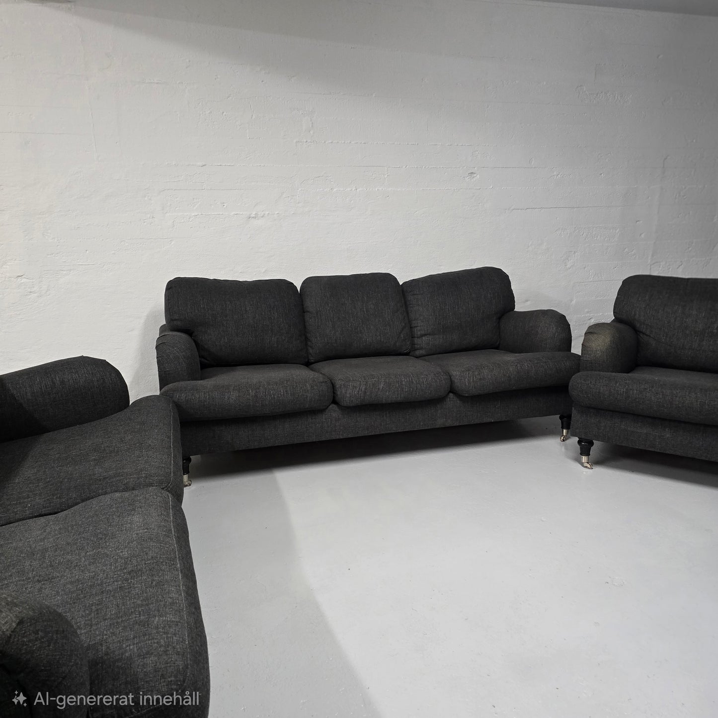 Howard 3+2+1-sits svart