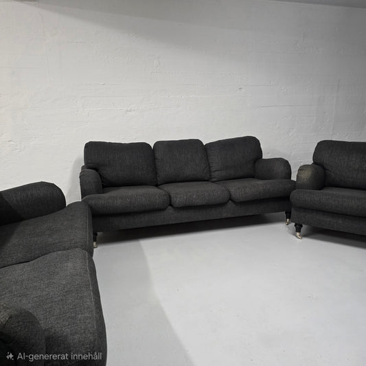 Howard 3+2+1-sits svart